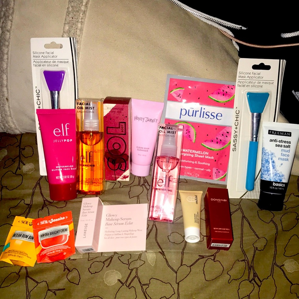Large bundle! brand new skin products, all brand names! Purlisse; Colourpop&more